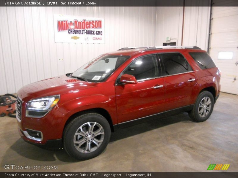 Crystal Red Tintcoat / Ebony 2014 GMC Acadia SLT