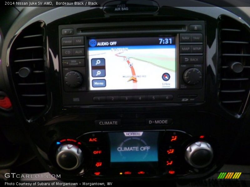 Bordeaux Black / Black 2014 Nissan Juke SV AWD
