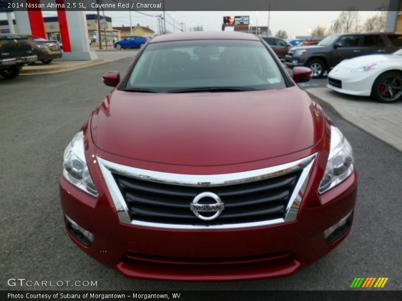 Cayenne Red / Charcoal 2014 Nissan Altima 2.5 SL