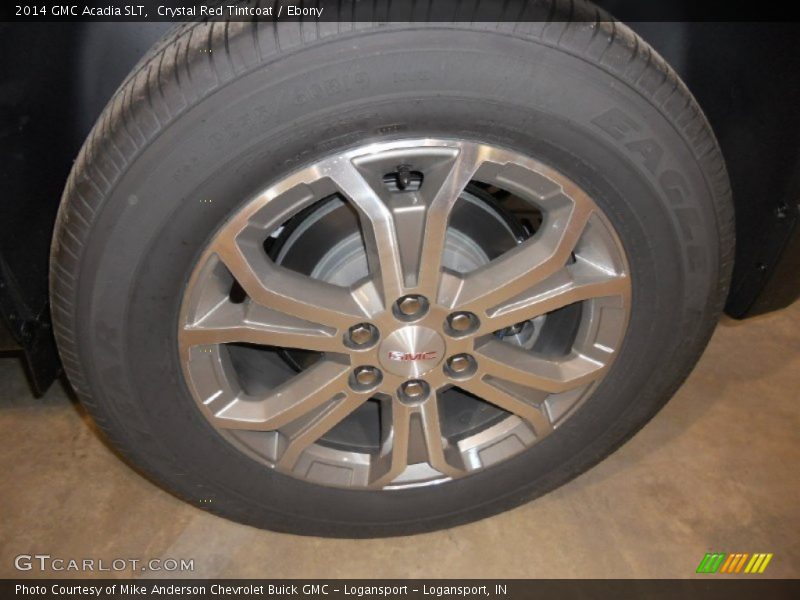 Crystal Red Tintcoat / Ebony 2014 GMC Acadia SLT