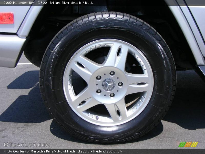 Brilliant Silver Metallic / Black 2002 Mercedes-Benz G 500
