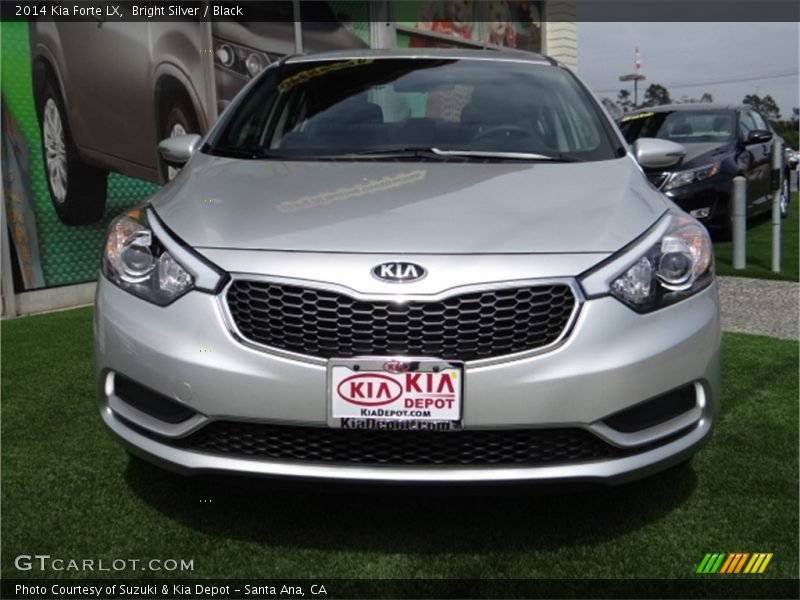 Bright Silver / Black 2014 Kia Forte LX