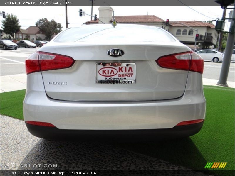 Bright Silver / Black 2014 Kia Forte LX