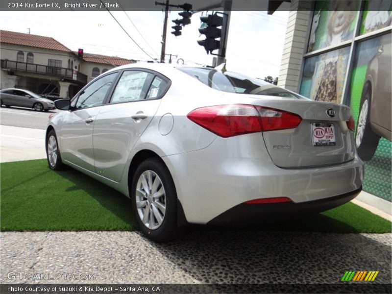 Bright Silver / Black 2014 Kia Forte LX