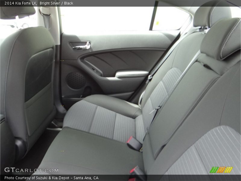 Bright Silver / Black 2014 Kia Forte LX