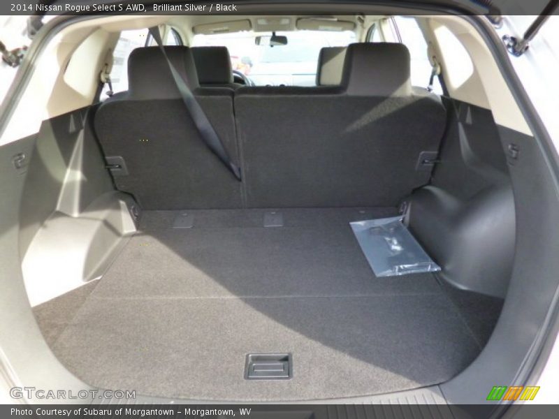 Brilliant Silver / Black 2014 Nissan Rogue Select S AWD