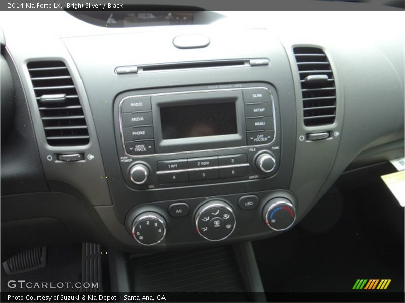 Bright Silver / Black 2014 Kia Forte LX