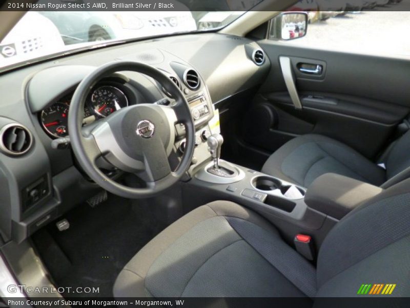 Black Interior - 2014 Rogue Select S AWD 