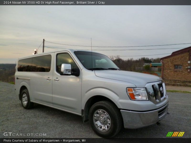 Front 3/4 View of 2014 NV 3500 HD SV High Roof Passenger