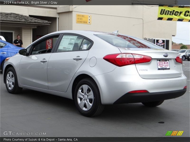 Bright Silver / Gray 2014 Kia Forte LX