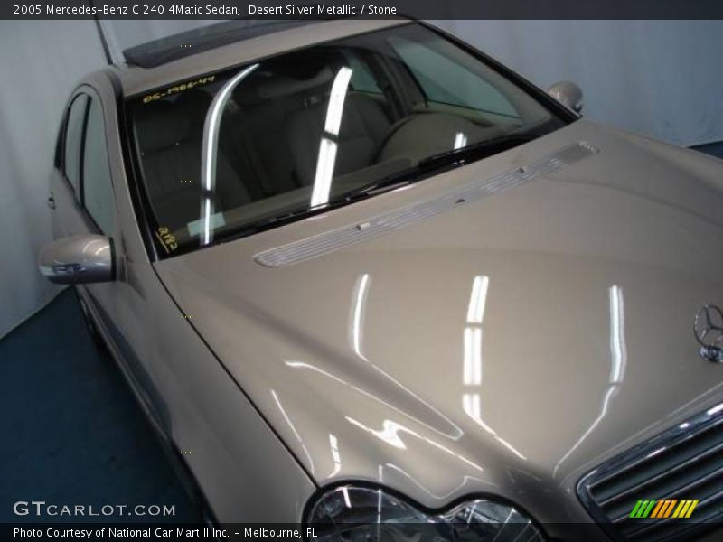 Desert Silver Metallic / Stone 2005 Mercedes-Benz C 240 4Matic Sedan