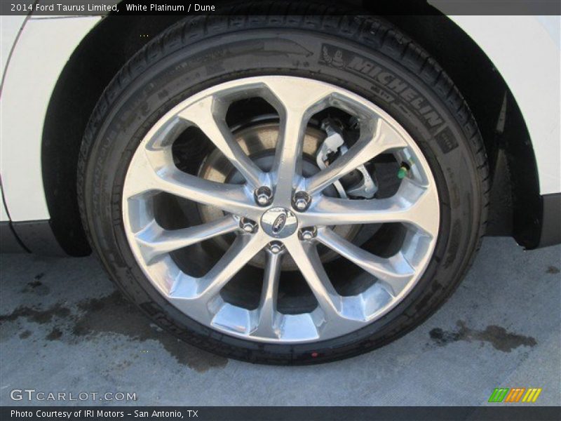 White Platinum / Dune 2014 Ford Taurus Limited