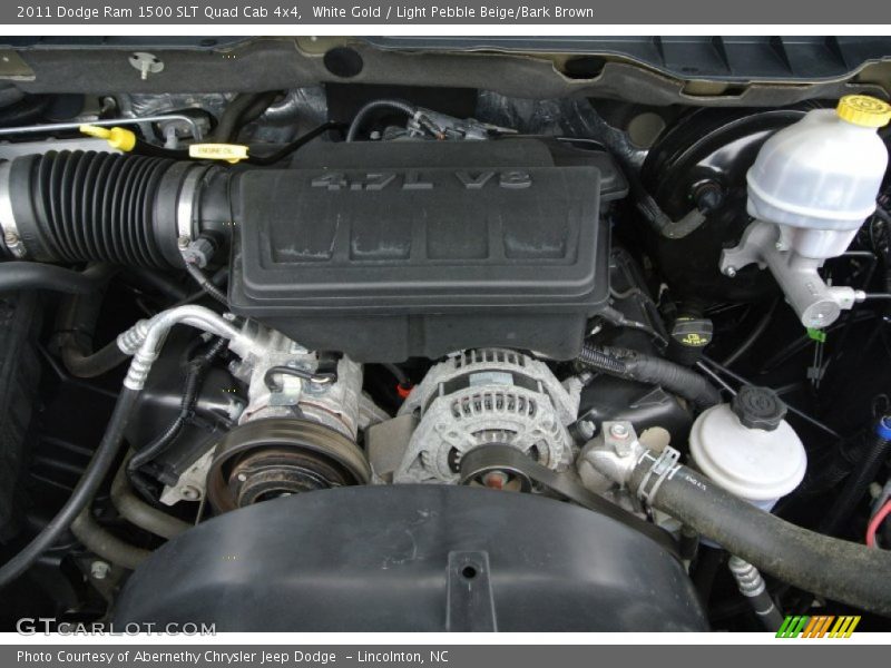 White Gold / Light Pebble Beige/Bark Brown 2011 Dodge Ram 1500 SLT Quad Cab 4x4