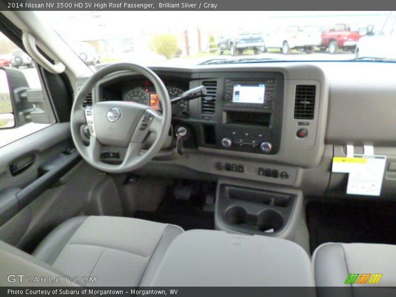 Dashboard of 2014 NV 3500 HD SV High Roof Passenger