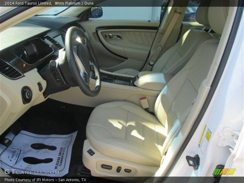 White Platinum / Dune 2014 Ford Taurus Limited