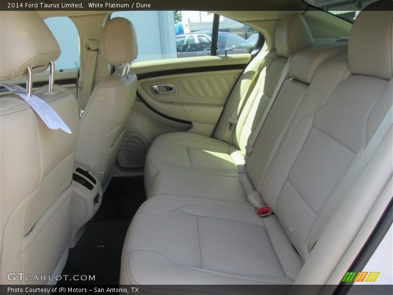 White Platinum / Dune 2014 Ford Taurus Limited