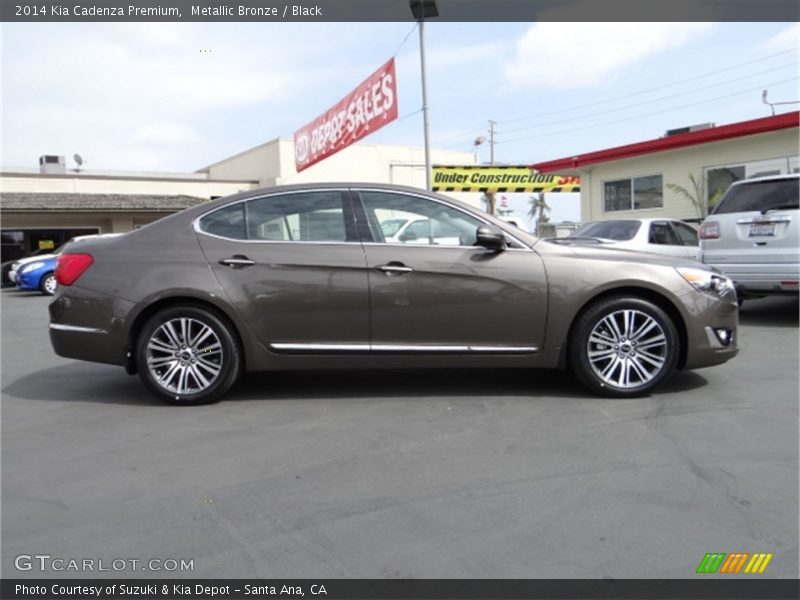 Metallic Bronze / Black 2014 Kia Cadenza Premium