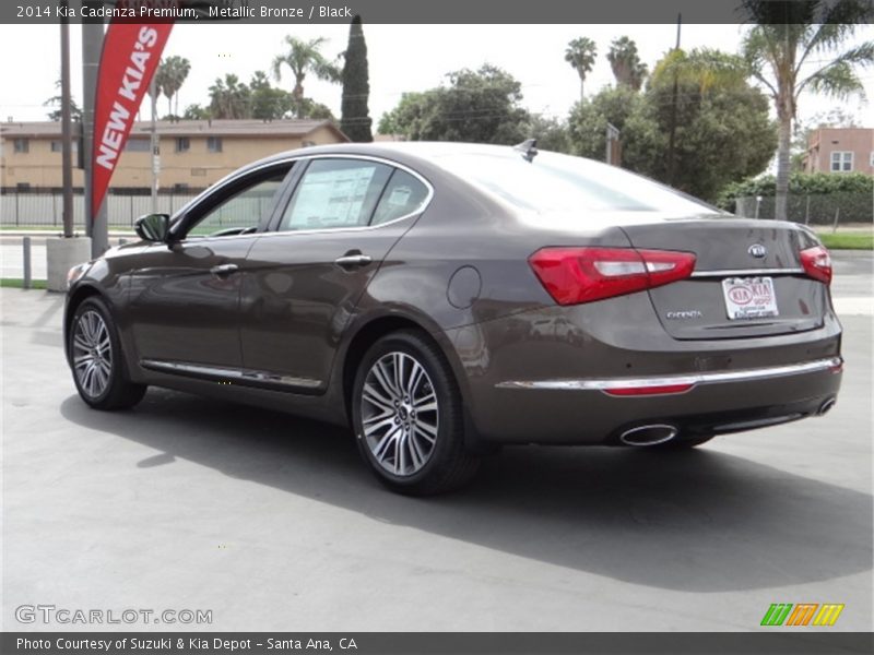 Metallic Bronze / Black 2014 Kia Cadenza Premium