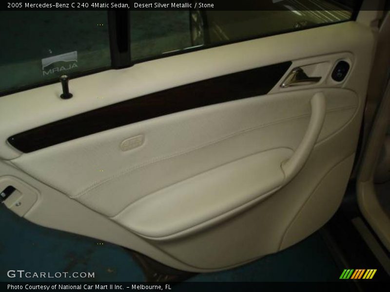 Desert Silver Metallic / Stone 2005 Mercedes-Benz C 240 4Matic Sedan