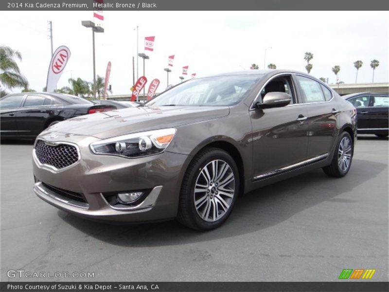 Metallic Bronze / Black 2014 Kia Cadenza Premium