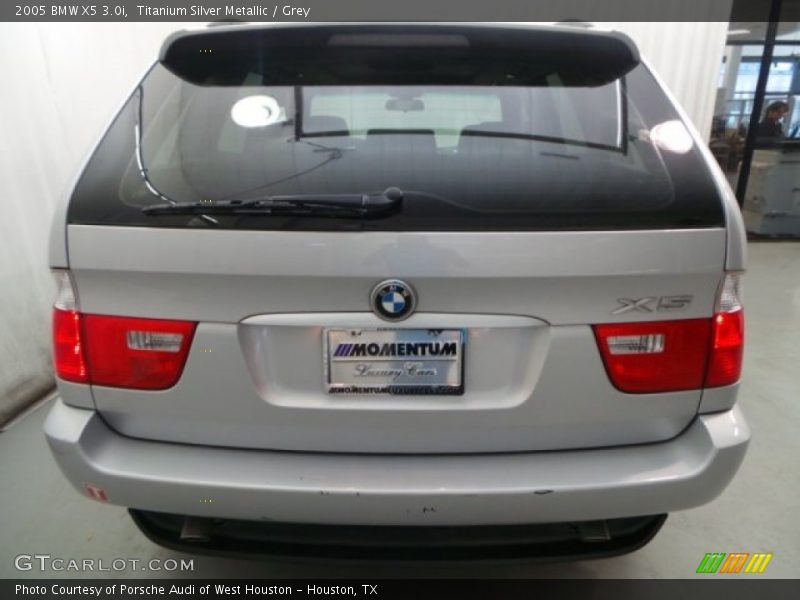 Titanium Silver Metallic / Grey 2005 BMW X5 3.0i