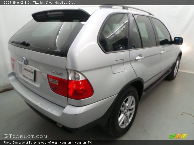 Titanium Silver Metallic / Grey 2005 BMW X5 3.0i