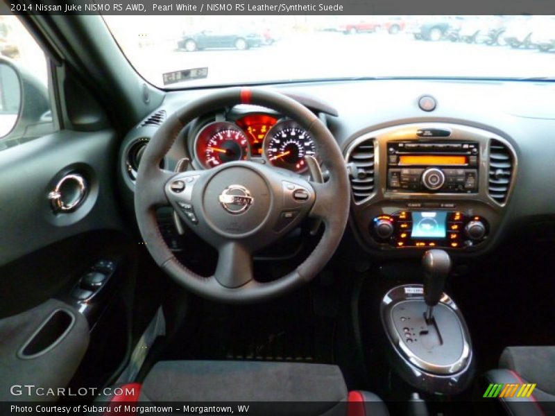 Pearl White / NISMO RS Leather/Synthetic Suede 2014 Nissan Juke NISMO RS AWD