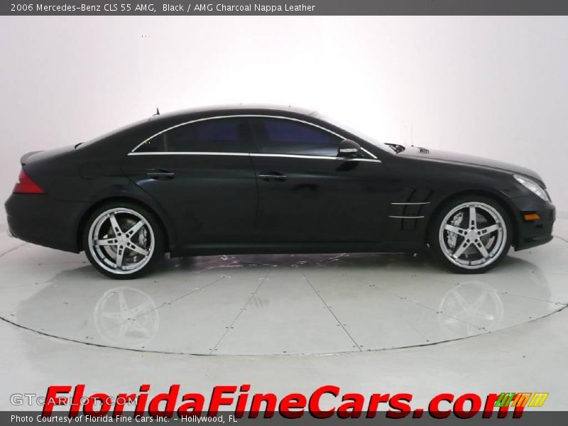 Black / AMG Charcoal Nappa Leather 2006 Mercedes-Benz CLS 55 AMG