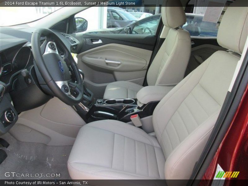 Sunset / Medium Light Stone 2014 Ford Escape Titanium 1.6L EcoBoost
