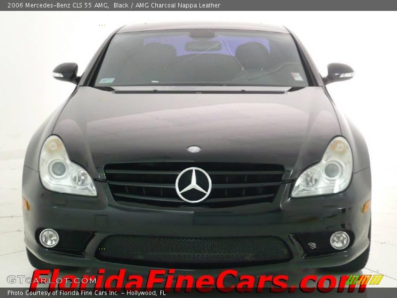 Black / AMG Charcoal Nappa Leather 2006 Mercedes-Benz CLS 55 AMG