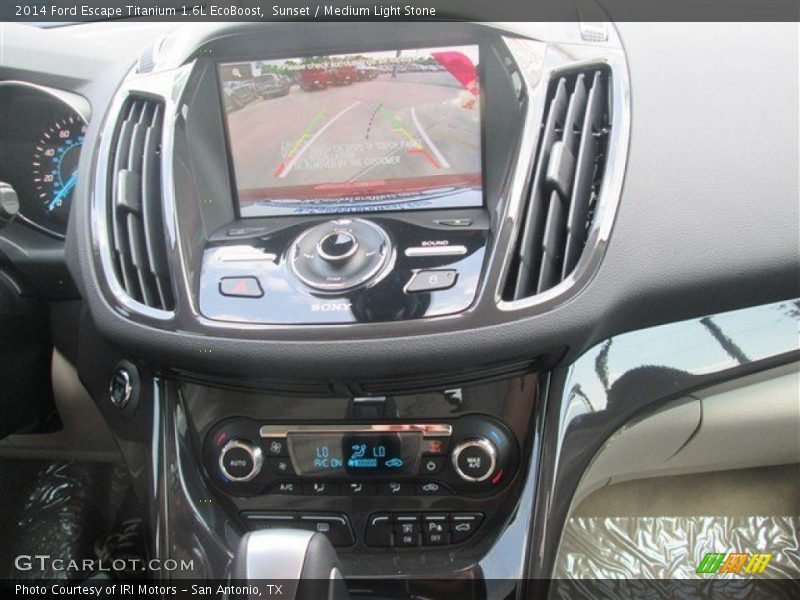 Sunset / Medium Light Stone 2014 Ford Escape Titanium 1.6L EcoBoost