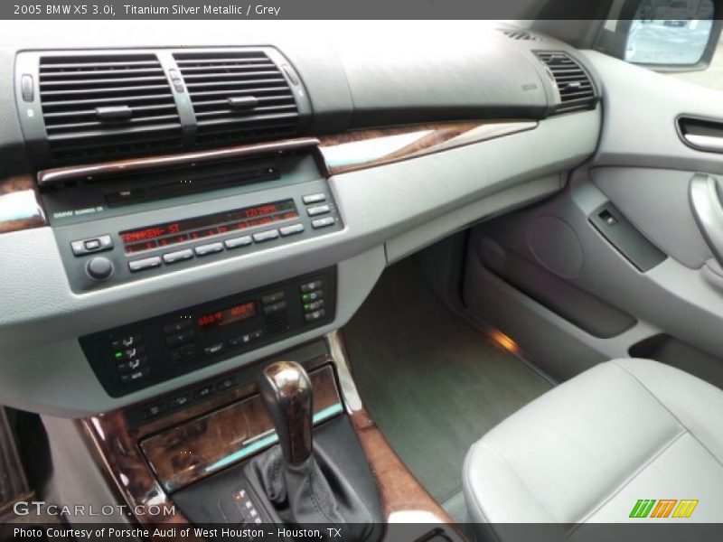 Titanium Silver Metallic / Grey 2005 BMW X5 3.0i