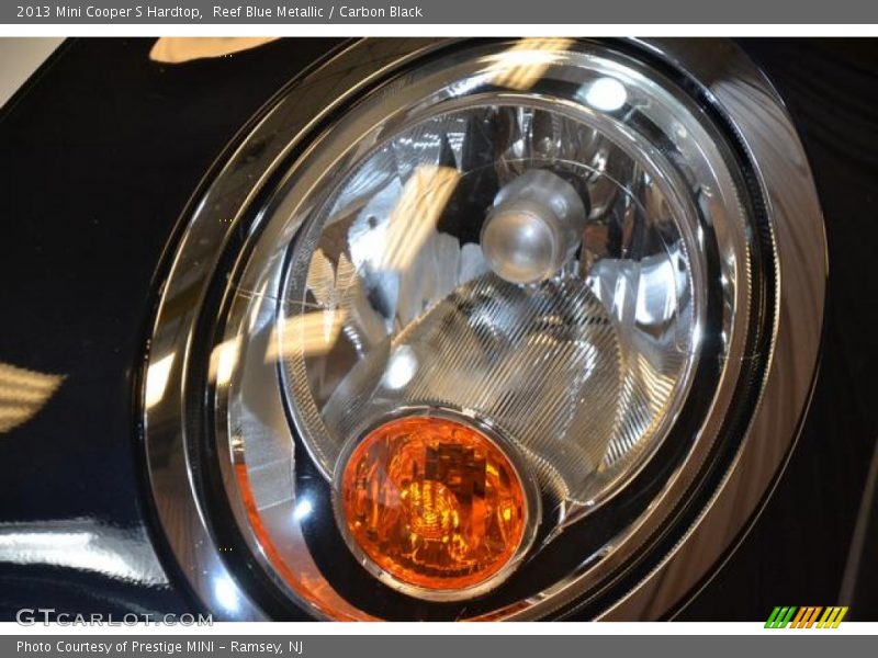 Reef Blue Metallic / Carbon Black 2013 Mini Cooper S Hardtop