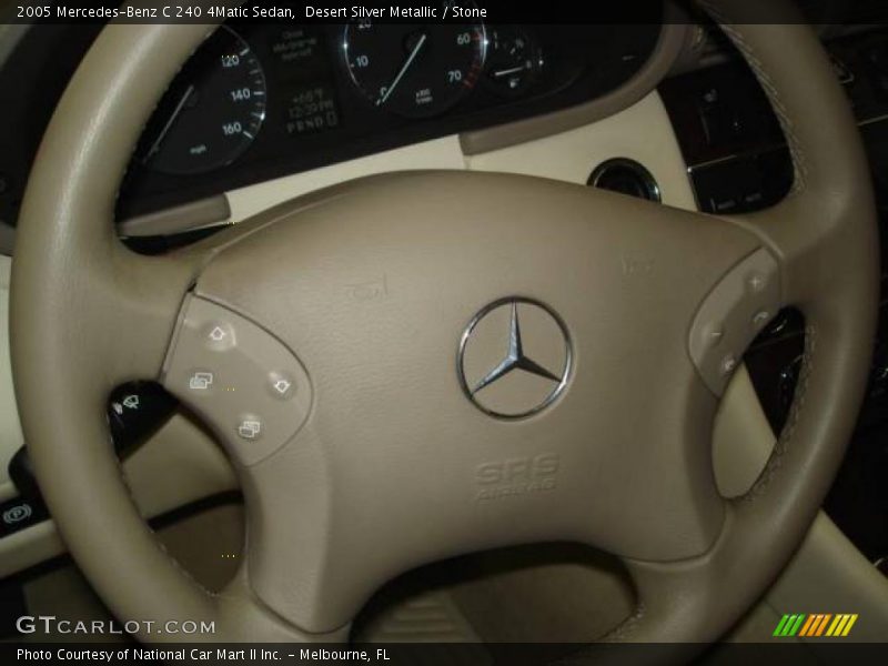 Desert Silver Metallic / Stone 2005 Mercedes-Benz C 240 4Matic Sedan