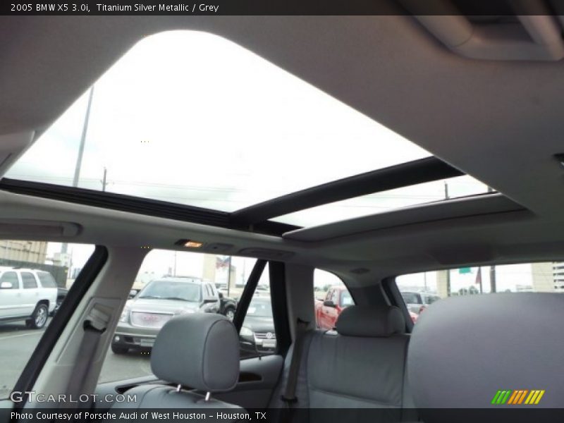 Titanium Silver Metallic / Grey 2005 BMW X5 3.0i