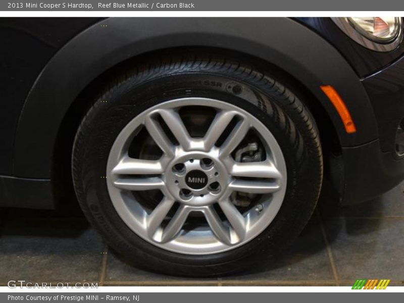Reef Blue Metallic / Carbon Black 2013 Mini Cooper S Hardtop
