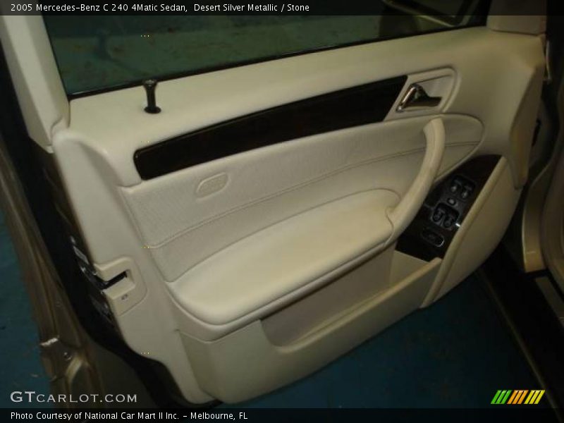 Desert Silver Metallic / Stone 2005 Mercedes-Benz C 240 4Matic Sedan