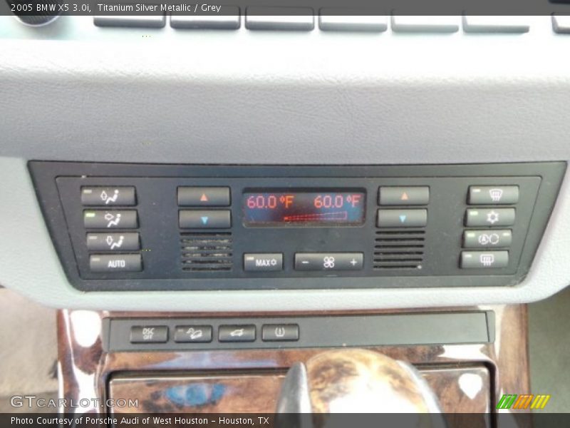 Titanium Silver Metallic / Grey 2005 BMW X5 3.0i