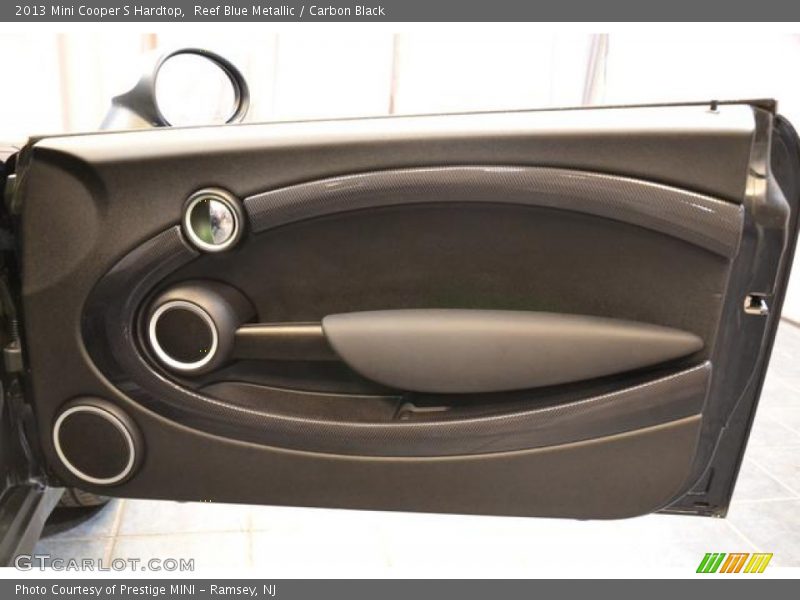Reef Blue Metallic / Carbon Black 2013 Mini Cooper S Hardtop