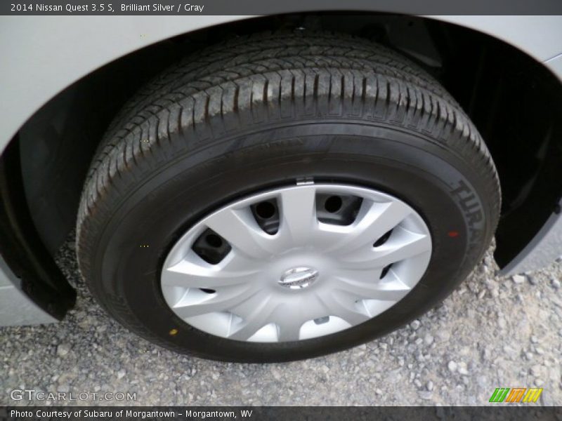 Brilliant Silver / Gray 2014 Nissan Quest 3.5 S