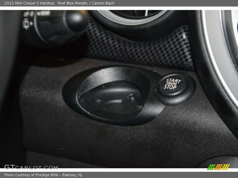 Reef Blue Metallic / Carbon Black 2013 Mini Cooper S Hardtop