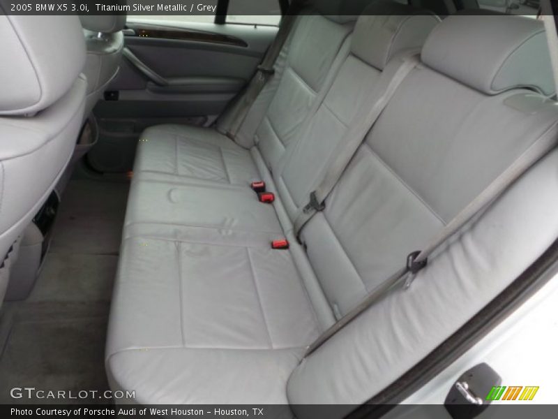 Titanium Silver Metallic / Grey 2005 BMW X5 3.0i