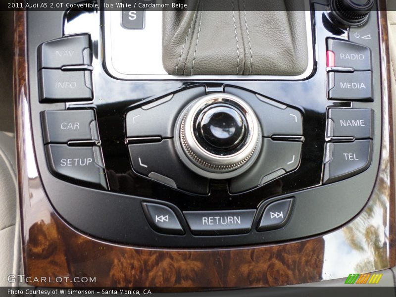 Ibis White / Cardamom Beige 2011 Audi A5 2.0T Convertible