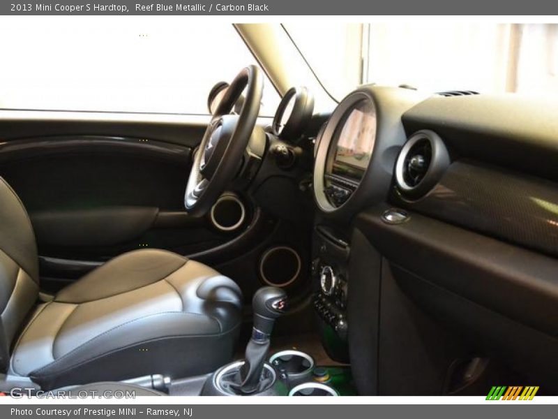 Reef Blue Metallic / Carbon Black 2013 Mini Cooper S Hardtop