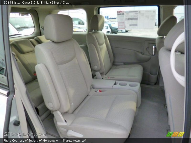 Brilliant Silver / Gray 2014 Nissan Quest 3.5 S