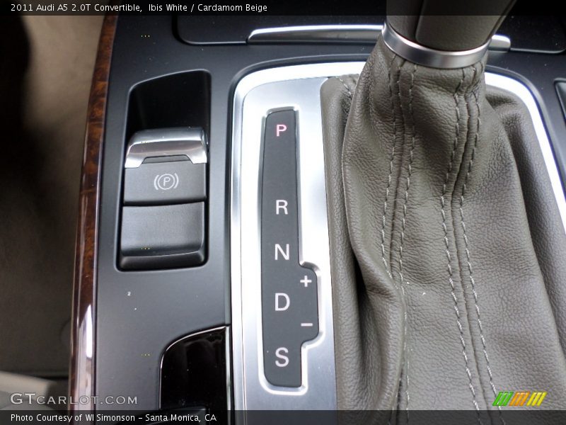 Ibis White / Cardamom Beige 2011 Audi A5 2.0T Convertible