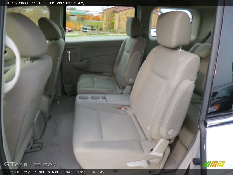 Brilliant Silver / Gray 2014 Nissan Quest 3.5 S