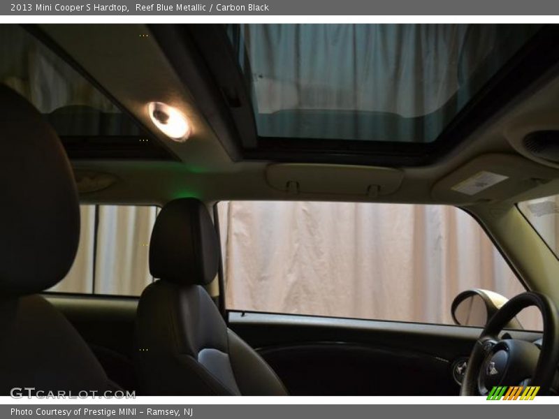 Reef Blue Metallic / Carbon Black 2013 Mini Cooper S Hardtop