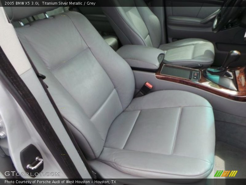 Titanium Silver Metallic / Grey 2005 BMW X5 3.0i