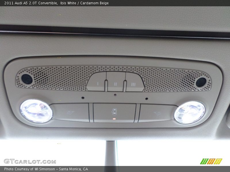 Ibis White / Cardamom Beige 2011 Audi A5 2.0T Convertible